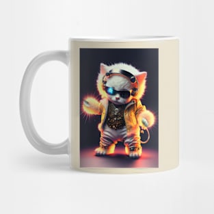 Cute Anime Cat - Anime Art design Mug